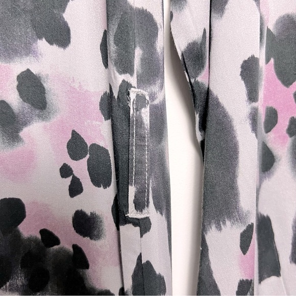 Anthropologie Cloth & Stone Leopard Midi/Maxi Dress Purple Modern Animal Print - Picture 11 of 16